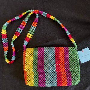 NWT Rare Cynthia Rowley Beaded Crossbody Bag